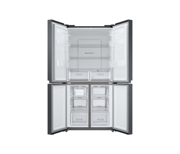 Lodówka Samsung RF48A400EB4 EO Multidoor No Frost 179,3cm Grafitowa Stal Kostkarka Twistowa AI 488L - 1264809 - zdjęcie 11